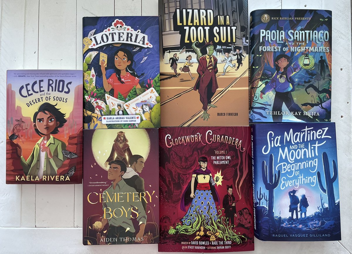 JulieMajercak's tweet photo. Much needed beach getaway. I’ll be heading back to the classroom Monday refreshed and ready to recommend these great reads! #LatinxKidsLit #FallBreak2021 https://t.co/kDLhexS9Dt