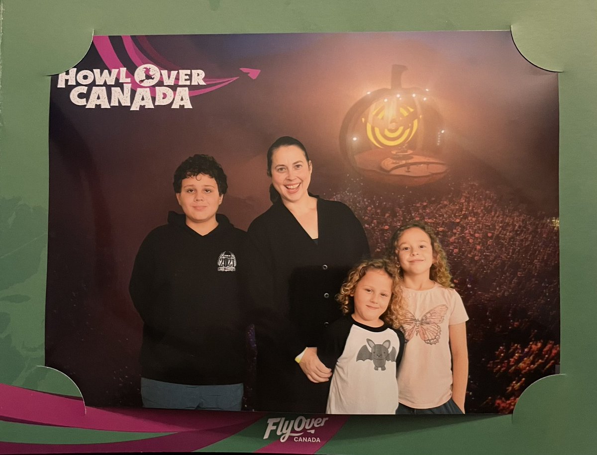 Haven’t been to @FlyOverCanada for 2 years and it did not disappoint. I was smiling, under my mask, the whole flight. All three kids loved it. Which is so hard to do with 13, 9 and 6 years old. I ended up buying the souvenir photo as everyone smiling was a rare treat lol.