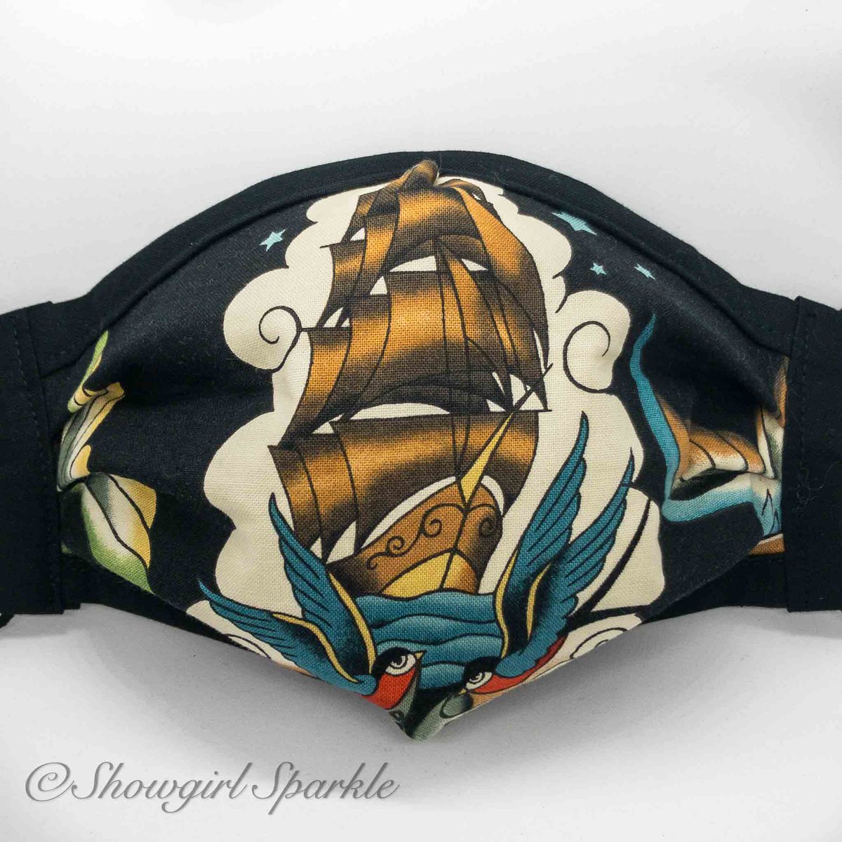 ShowgirlSparkle's tweet image. Ships and Seas Fabric Mask - Homeward Bound 
Am I still sewing masks? Sure! My masks are comfy enough to forget you're wearing one. A mask so fabulous, you'll feel good keeping it on! 😷
#clothmask #comfymask #handmade #designermask #slowfashion #yyjmade #makerlife #sparklemas...