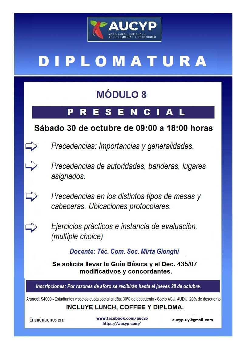 Asociación Uruguaya de Ceremonial y Protocolo tweet media