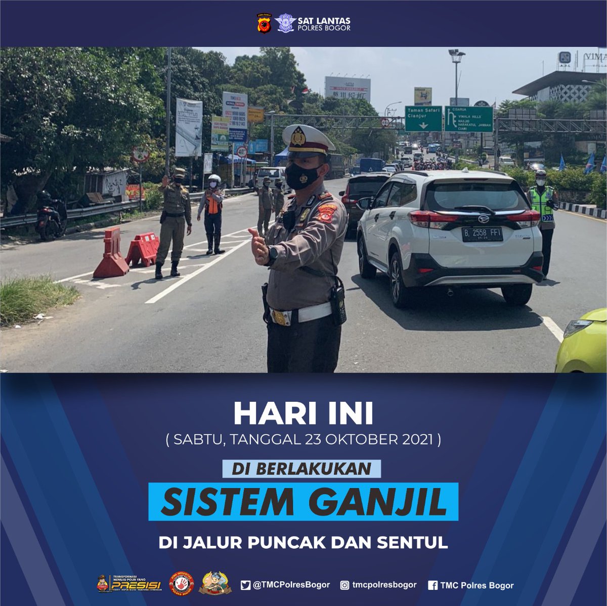 TMC Polres Bogor tweet media