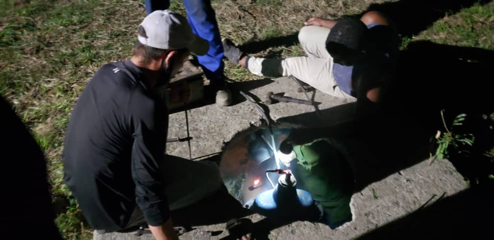 Terminada la reparacion de la válvula de entrada a los tanque que abastece a pueblo grifo gracias al efuerzo de la brigada de reparación y mantenimiento a válvulas de la UEB Cienfuegos .
