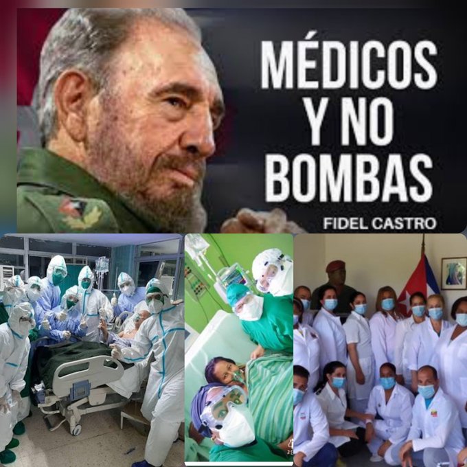 PortuondoBlanco's tweet photo. ¡Médicos y no bombas!, llegando hasta los lugares más recónditos, salvando vidas, defendiendo las conquistas de la Revolución. 

#HéroesDeLaSalud #ACubaPonleCorazón #PatriaOMuerteVenceremos 

@cubacooperaven @MINSAPCuba @japortalmiranda @PardoRegla @CdiRodolfo https://t.co/DRmJeFh9xh