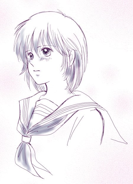 #このタグを見た人はセーラー服の画像を貼れ
むむ。自分が思っている以上に描いていたセーラー服😄♪
途中の漫画のキャラも思いっきりセーラー服だったw

今日の創作もウエスタン漫画集中やけど、
TLではちょこちょこ別のジャンルで遊んでみる♪😆✨ 