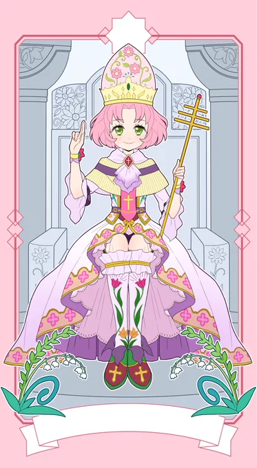 #アイカツ
#アイカツタロット
ベタ塗までです!
ぽわプリとユウちゃん💕

No.5   司祭 北大路さくら  …意味はモラル
No.9   隠者 神谷しおん   …意味は探求
No.10 運命の車輪 服部ユウ …意味は宿命
No.19 太陽 有栖川おとめ  …意味は喜び 