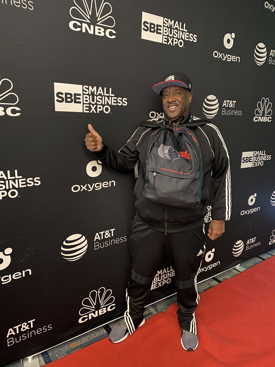 SayWord_apparel's tweet photo. @SmallBizExpos Say word Apparel NYC had a great time at the small Business Expo today and got some good advice and information‼️ https://t.co/wO8dLkqz4d