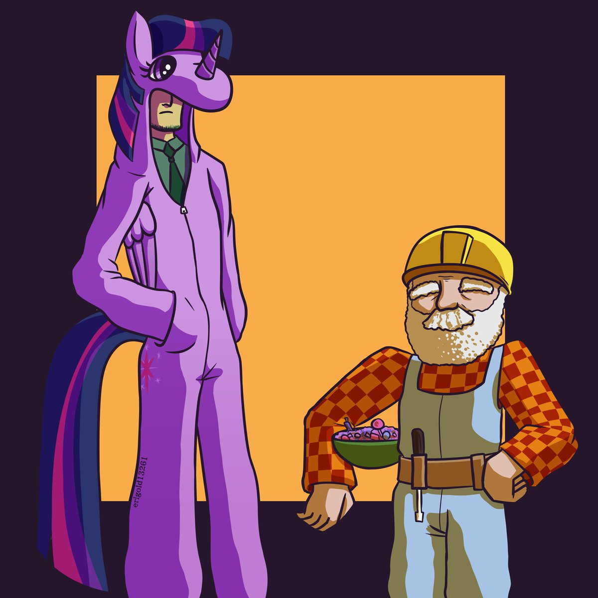 Erigold13261's tweet photo. #nsr #NoStraightRoads #drawtober2021 #nsramal #nsrtimmy
“Drawtober 2021: Day 22″
Twilight Amal and Bob the Builder Timmy (Timmy the Builder?) https://t.co/TEWEdZu10G