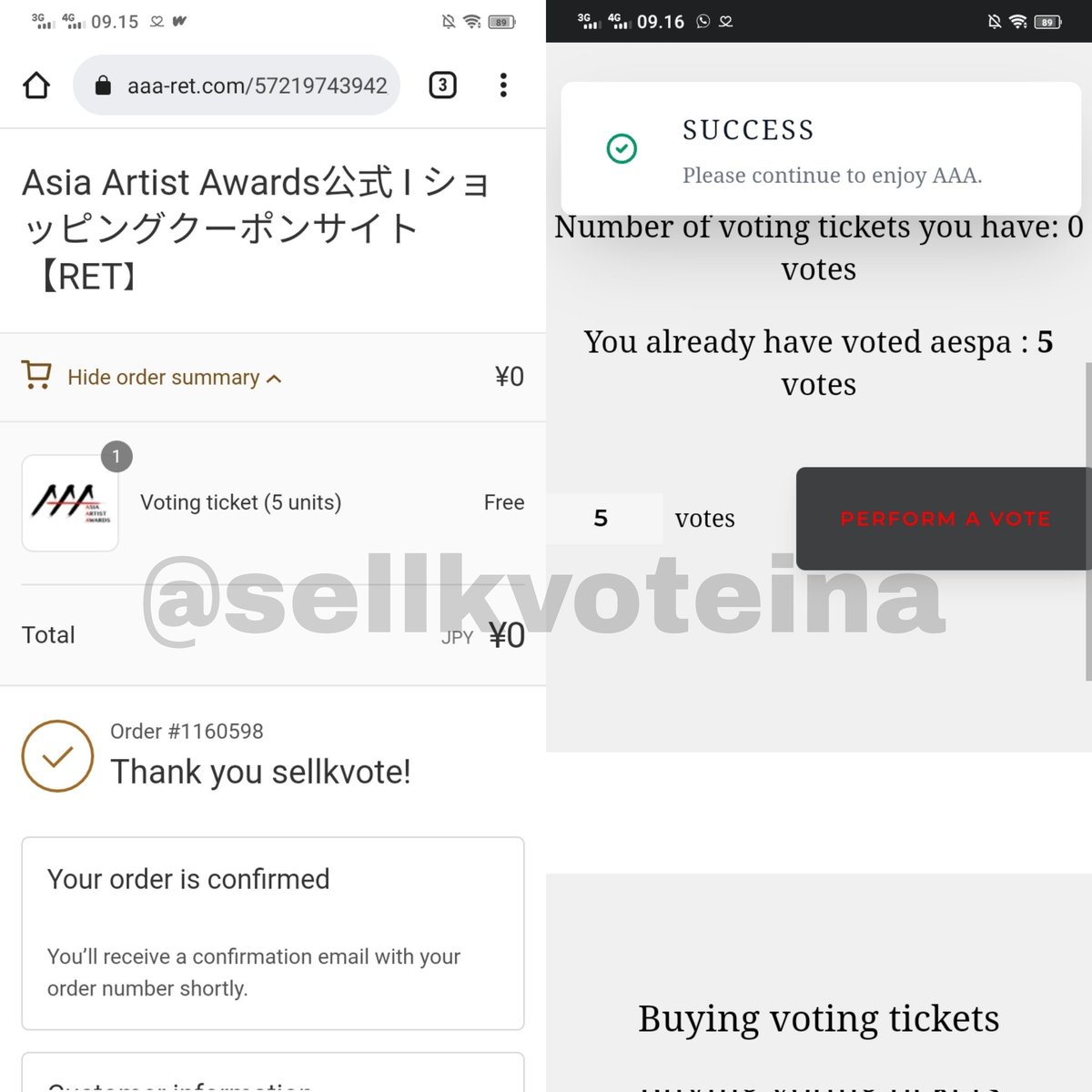 votingseller's tweet photo. Winner : @aespa_official 🥳

AAA VOTING TICKET FOR #aespa 

15 tickets = 3 acc✅

#aespa https://t.co/n7CWceHEwd