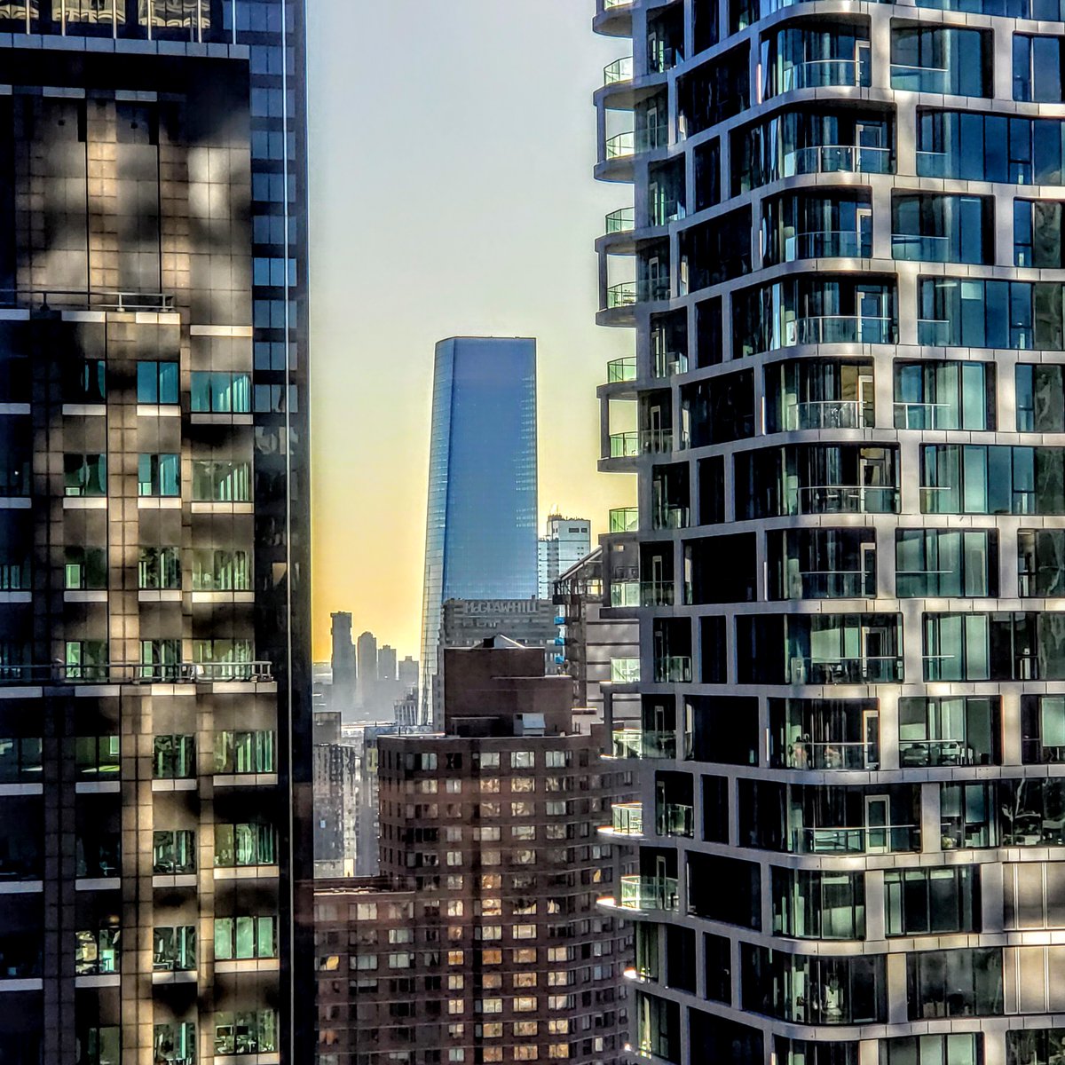 New York City skyscraper geometry. There are so many interesting shapes & forms in the NYC skyline. #photography #art #shopsmall #empirestateofmind #nycphotographer #nyc #newyork #newyorkcity #nycprimeshot #geometricart #geometric #manhattan #shapes #viewfromabove #view #artwork