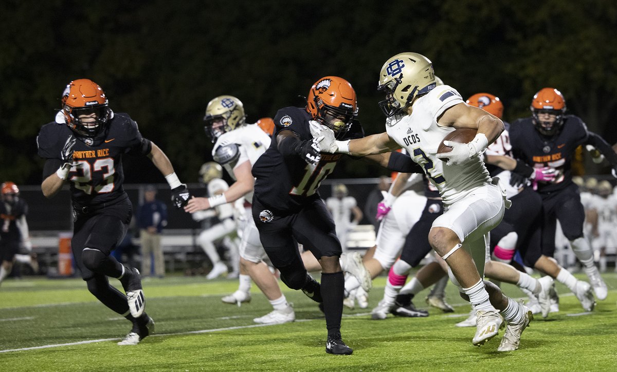 LeonHalip's tweet photo. The word of the week during football practice MUST HAVE BEEN "Gang Tackle" . . Rice defeated Country Day 24-7. https://t.co/V0D8ErzfPl
