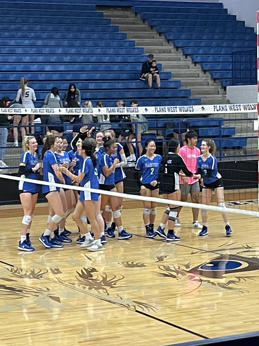 VICTORY!!! <a href="/PWSHWolves/">Plano West SHS</a> <a href="/planowestvb/">Lady Wolves VB</a>