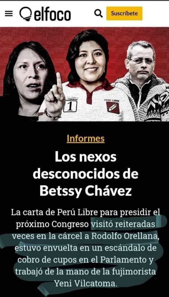 IllaryVerdad's tweet photo. @pattyromero11 @Curita30128718 @RPPNoticias @canalN_ @PedroCastilloTe En el gabinete hay topos fujimoristas . No confío para nada ni en #BetssyChacez ni en #AnibalTorres , la demagogia es una cosa y las acciones son las q realmente hablan . Espero estar equivocada, el tiempo lo dirá, vamos en el #Dia79 y #Fujimori continua en su cárcel dorada! https://t.co/1vWy8sEdIP