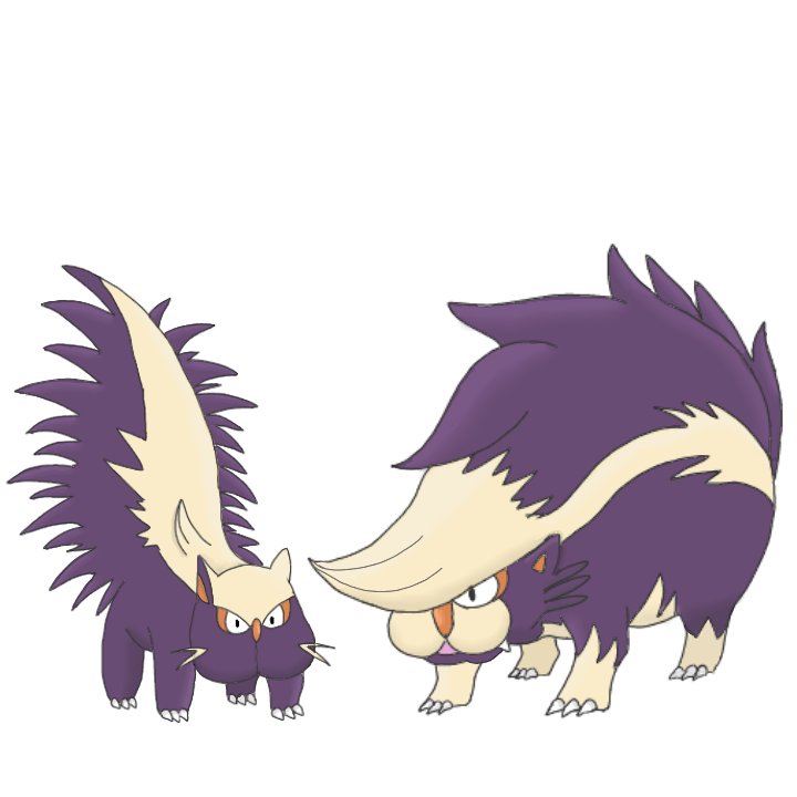 玻璃 ポケモンdpよりシンオウ図鑑の通常ポケモン達 スカンク系 スカンプー スカタンクはダイヤモンドにしか出現しないんですよね ニャルマー ブニャットがパール限定で対になる感じ この2匹の鳴き声ってなんか なんでもないです ポケモン