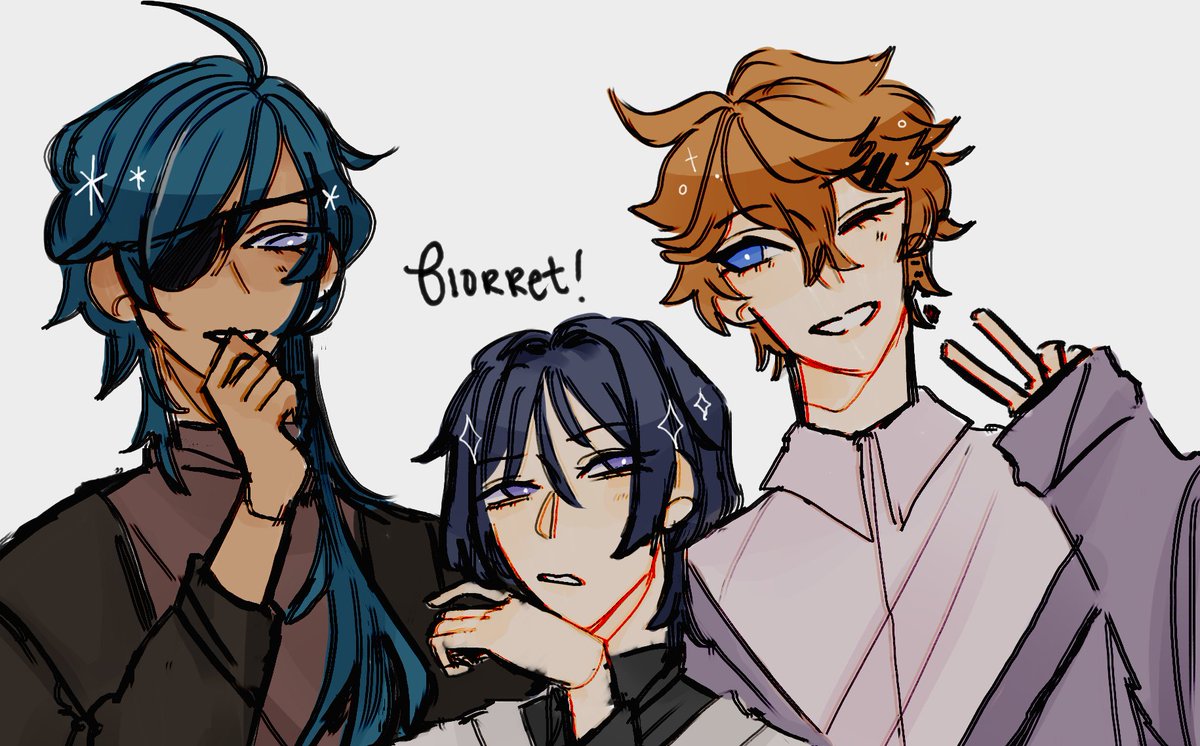 ❄️⚡️🐋
#genshinImpact #childe #tartaglia #kaeya #scaramouche