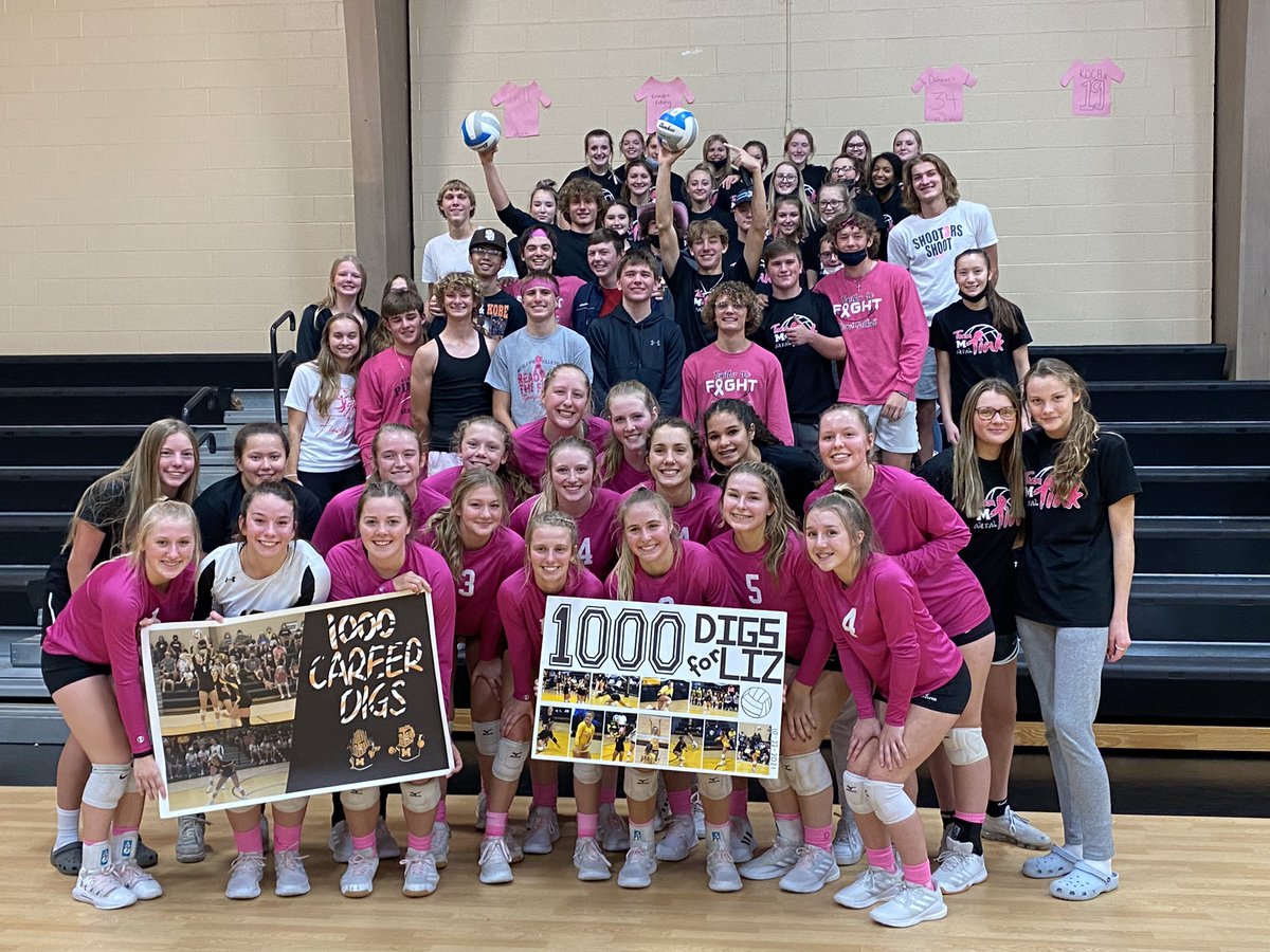 Congratulations Lizzie!!!  1000 digs!!!