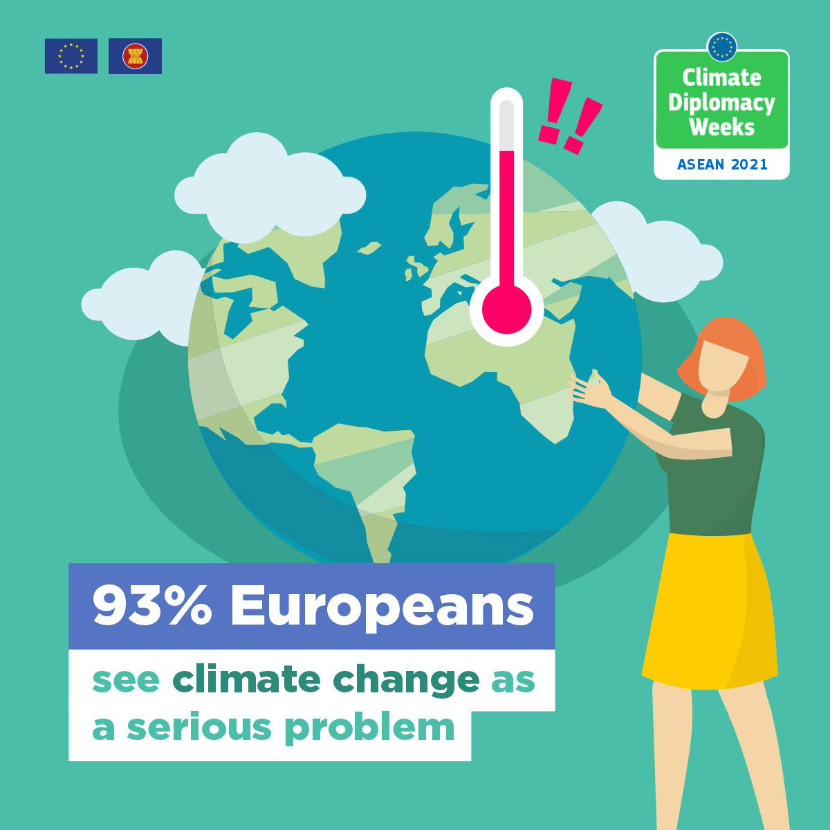 EUinASEAN's tweet photo. Our new #EUBarometer survey shows that an overwhelming majority of EU citizens 🇪🇺 sees climate change as a very serious problem and is calling for stronger action.

So, how many actions have you taken to address climate change? Share them with us!

🔗https://t.co/vflrqitIQ6 https://t.co/0xZrwde415