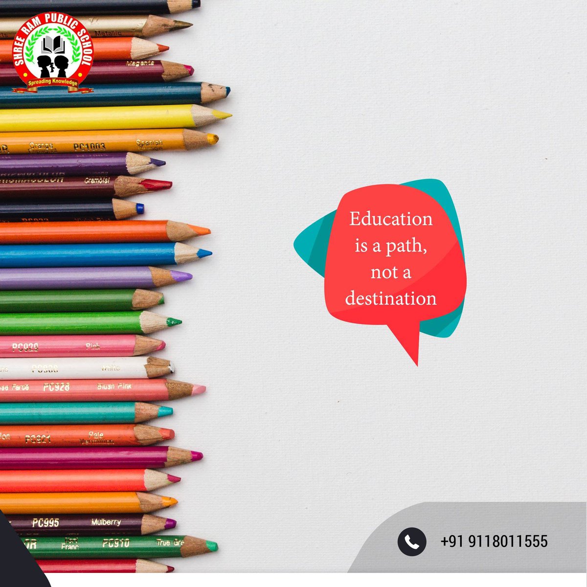 guptakumarvivek's tweet photo. Education is a path, not a destination. https://t.co/qdxW54seLI