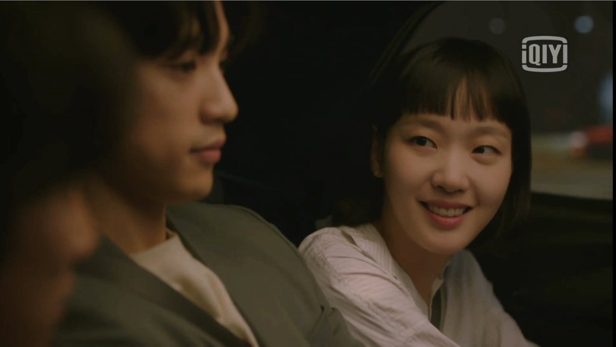 zygmaund's tweet photo. they really put kim go eun with choi minho, ahn bo hyun and park jinyoung in the same car. what a star-studded scene 😭❤

#YumisCells #YumisCellsEp12 https://t.co/Zs4CG5D2IG