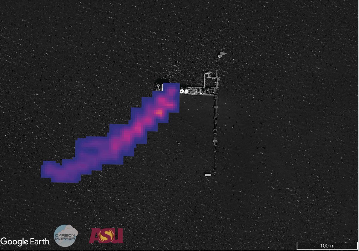 Thanks @asnerlab and #GlobalAirborneObservatory for another Gulf of Mexico campaign. Already expanding our understanding of offshore methane emissions.