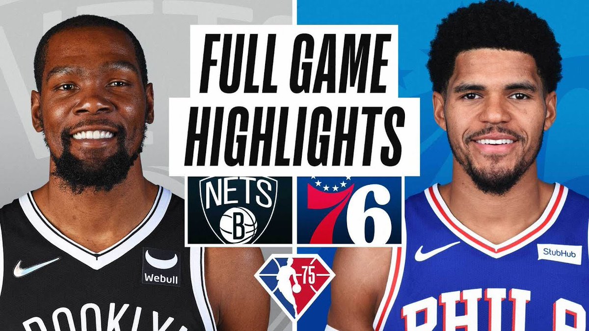 PMMRCologne's tweet photo. NETS at 76ERS | FULL GAME HIGHLIGHTS | October 22, 2021 https://t.co/cy5PzV0bLB https://t.co/bz2S3ZOe8g
