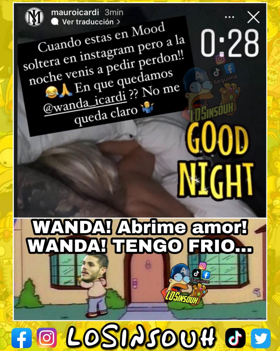 losinsouh's tweet photo. Ay pero que idi0ta 🤣
.
.
.
.
.
.
#icardi #mauroicardi #chinasuarez #psg #memesargentinos #memesarg #memesargentina #memesargentinos #memesvirales #wandanara #messi #liomessi https://t.co/2ecJob2hVf