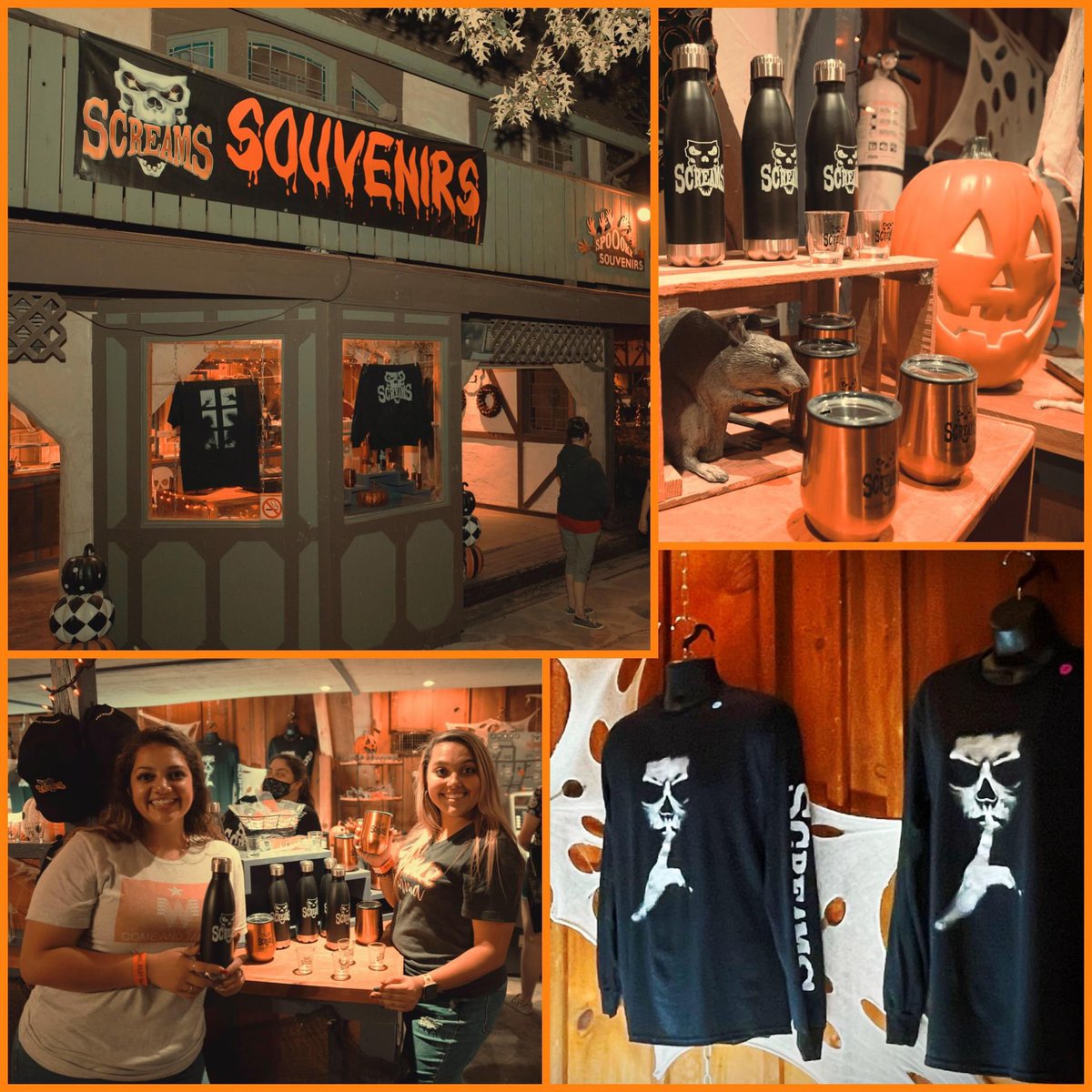 Screamspark's tweet photo. When you are ready to take a break be sure to check out the Souvenir Shop - we just got in more Long Sleeve Shirts and Hoodies!
Screams totally immersive Halloween experience - get your Tickets NOW at https://t.co/Og28fw7xsL
#ScreamsPark #SpookySeason #hauntedhouses https://t.co/2im8MEcZrZ
