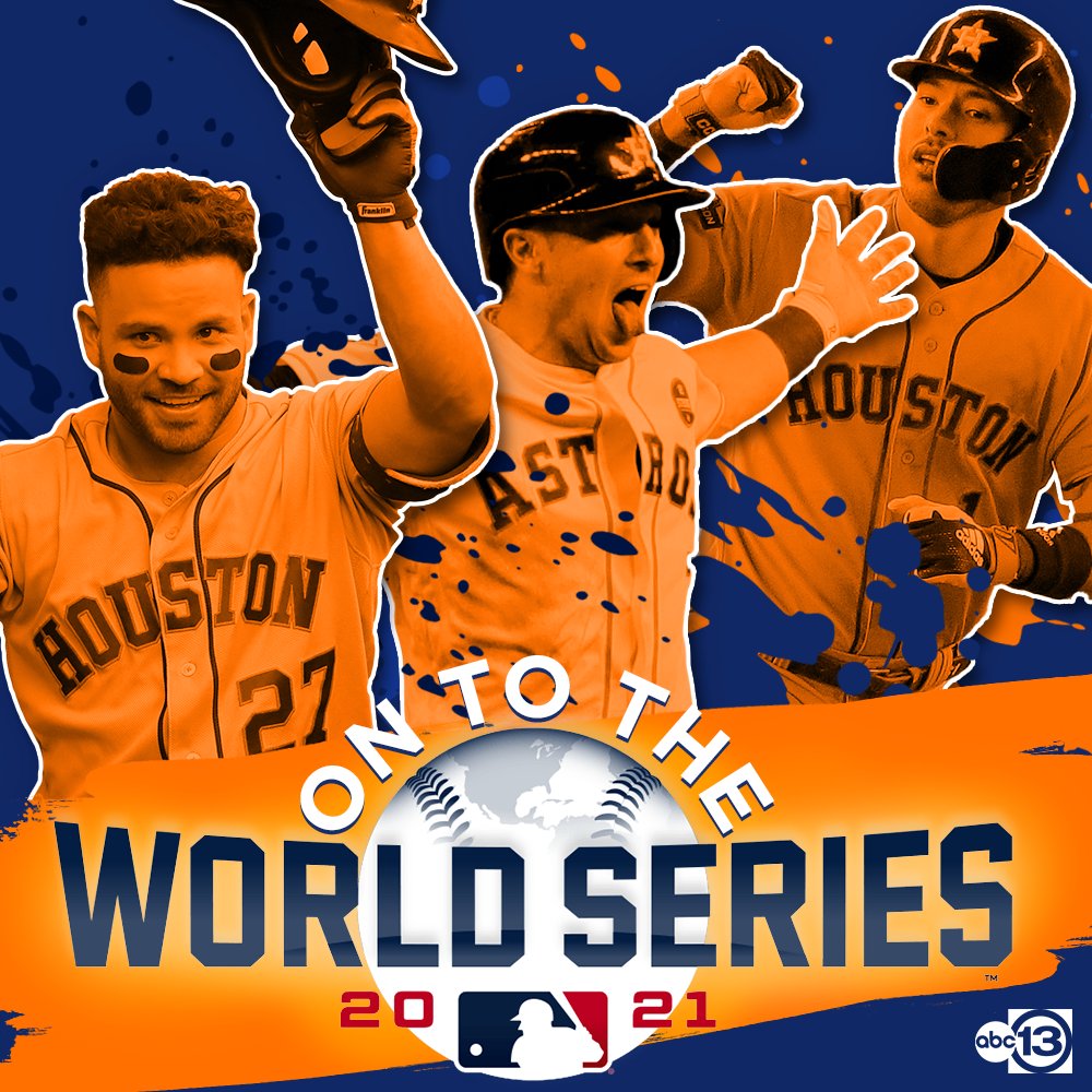 ABC13 Houston on X: #ForTheH 🤘 ⚾ Our Houston Astros are WORLD SERIES BOUND!!!!  ABC13 has special post-game coverage streaming now on TV and our apps.  Watch here:   / X