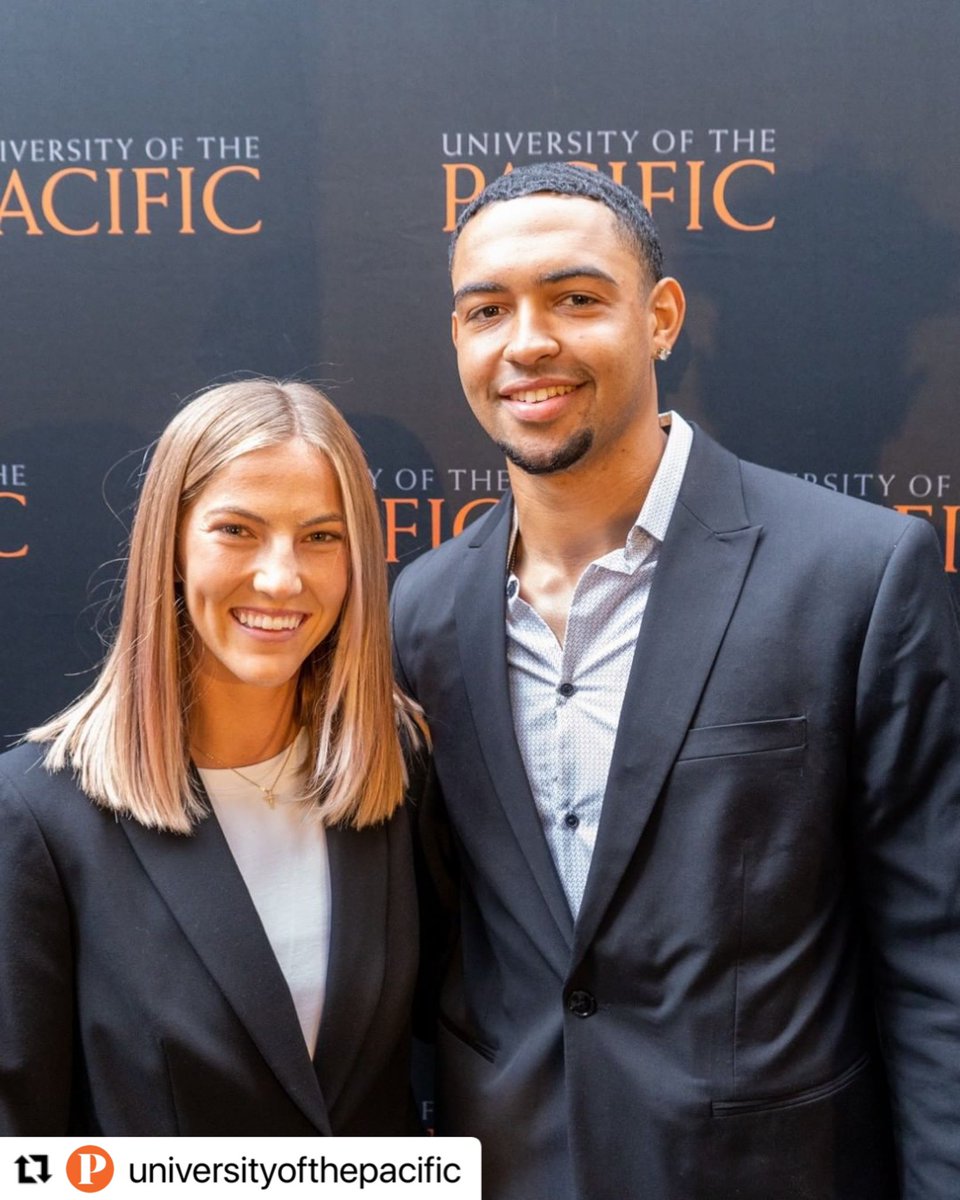 eberhardtschool's tweet photo. We're still thinking about the thought-provoking discussion student-athletes Elijah Birdsong (@PacificBaseball) and Jenae Packard (@pacificwsoccer) had when they interviewed Gloria Nevarez, the commissioner of @wccsports, as part of the #InaugurationWeek symposia. https://t.co/XOxIOMVwpg