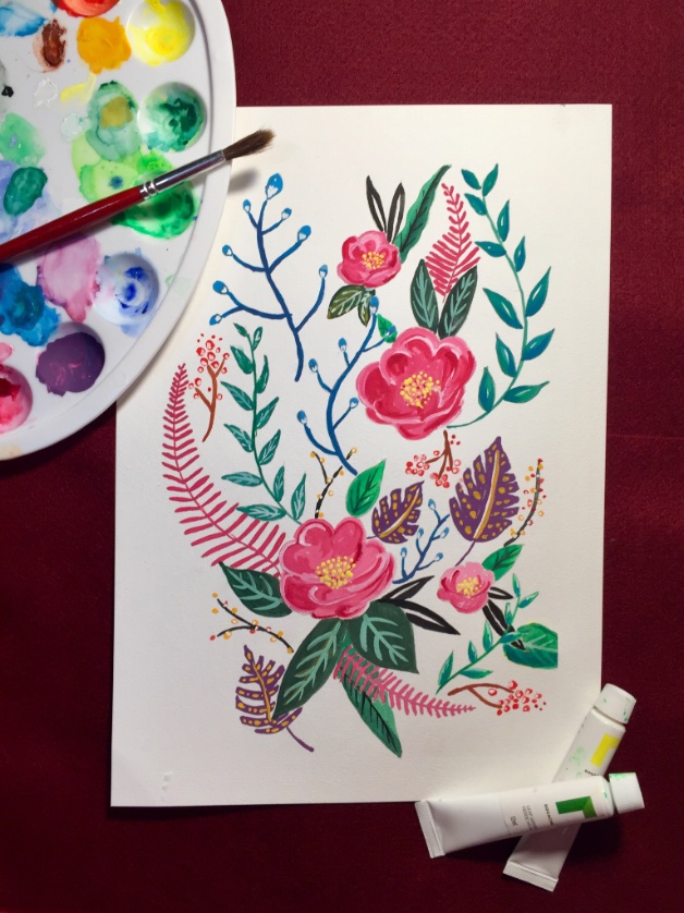 DrSan4e's tweet photo. no academic news to share, 
some unrelated weekend affair!

#gouache #spring https://t.co/TnjeqYXWyE