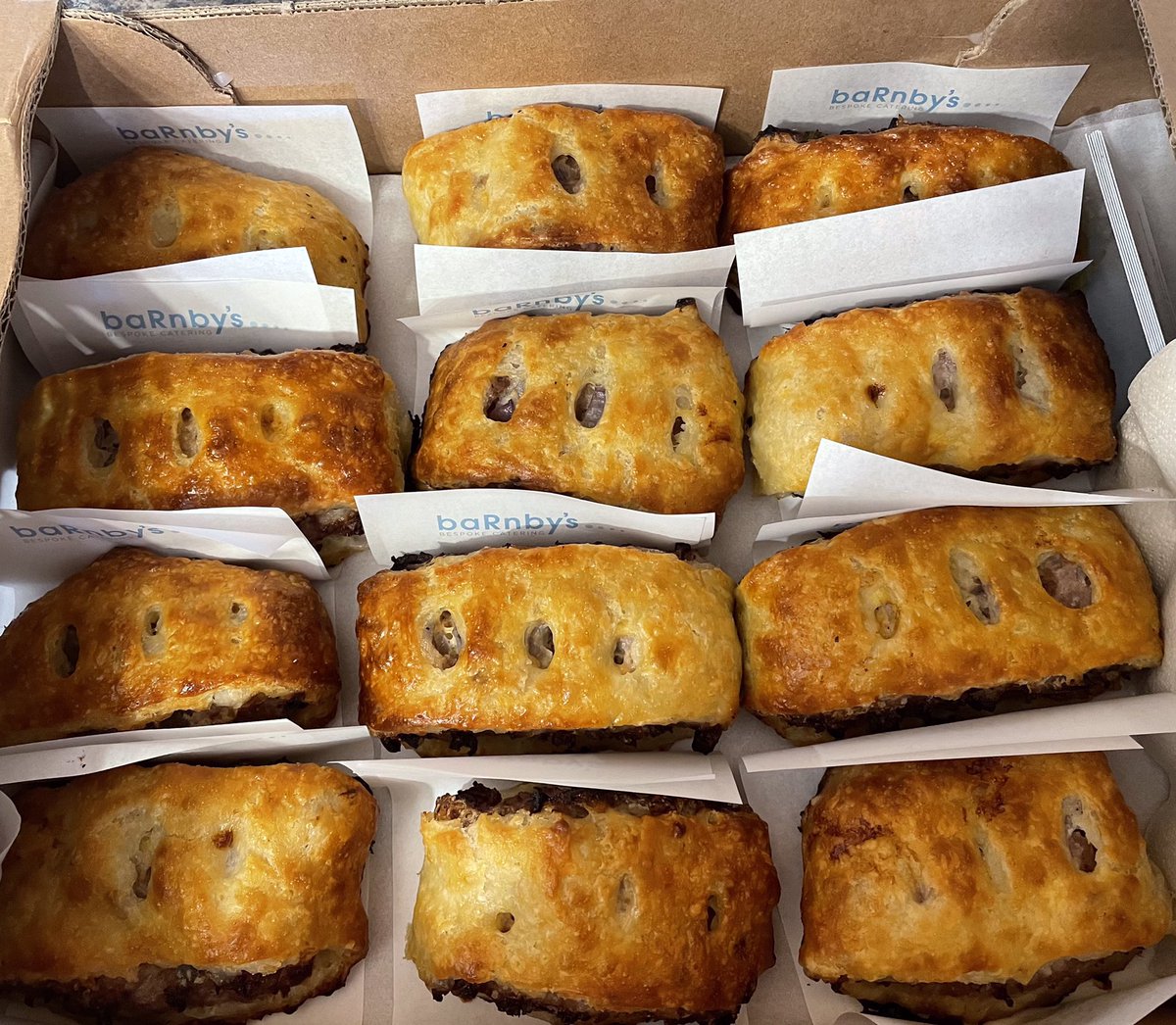 baRnby_s's tweet photo. And the text message went โฆ.
When you get feedback like this it makes it all worthwhile ๐ฅฐ
And YES โฆ. I DO the whole sausage roll too ๐ฎ
โฆ. and quiches ๐คฃ๐คฃ๐คฃ
#sausage #sausageroll #fromscratch #bassetlaw #worksop #southyorkshire #toorder https://t.co/kWSugGbDbX