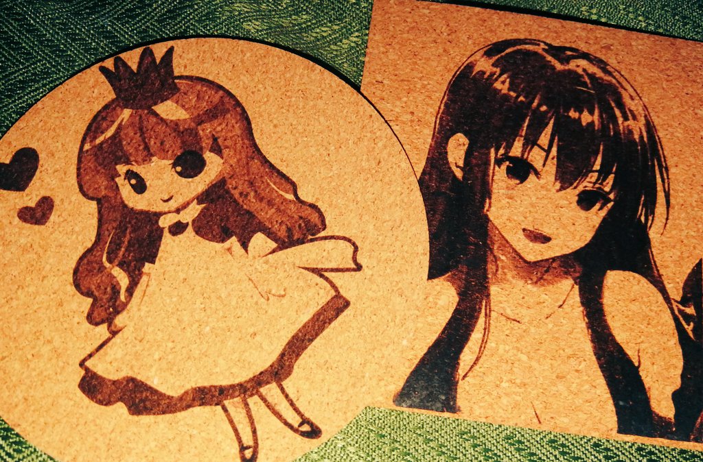 LaseGoods's tweet photo. 頂いた��像から、レーザー彫刻グッズを製作し、ご紹介致します。
※実績として提示する場合があります。ご了承ください。

■応募方法
RT&amp;画像をリプ
（フォローしてくださると嬉しいです）

応募者多数の場合は抽選で数名
明暗がはっきりした画像推奨

#RTしたVtuberを描く
#グッズ製作
#LaseGoods https://t.co/wJ6EhqDtEz