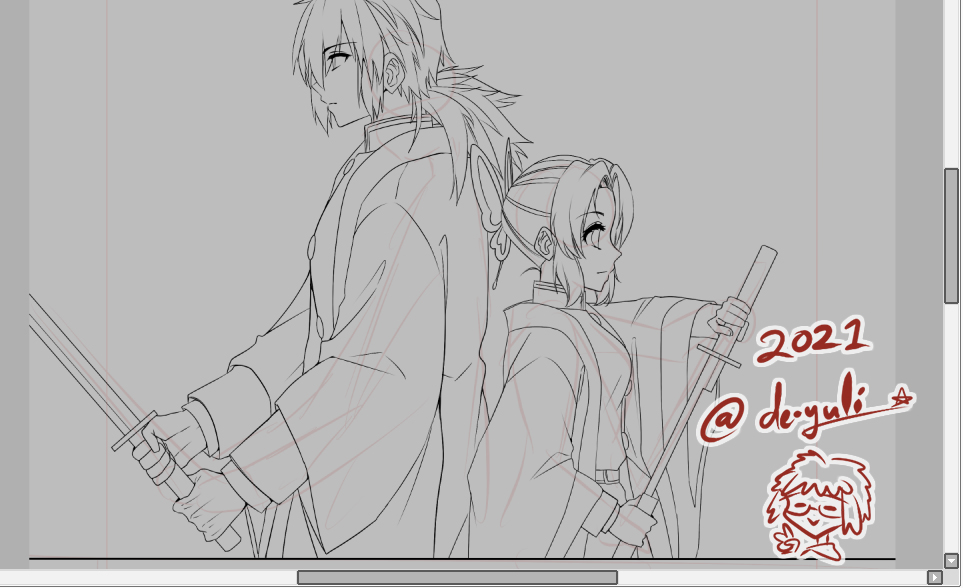 [WIP]🌊🦋
For 2nd doujin 