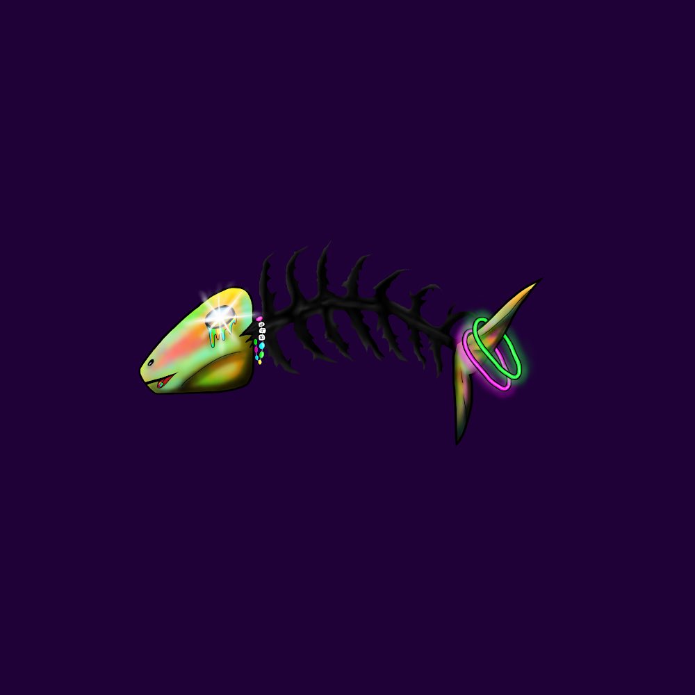 BoneFishNFT's tweet image. Join The Party happening in the BoneFish Discord! 💀🐟🎣💀🐟🎣

Enter the shuffle tomorrow for a chance to buy a Rave BoneFish @ 5A! 
🎉🍾🪅🎊🎈🥳

Discord Link in Bio &amp;amp; Replies!