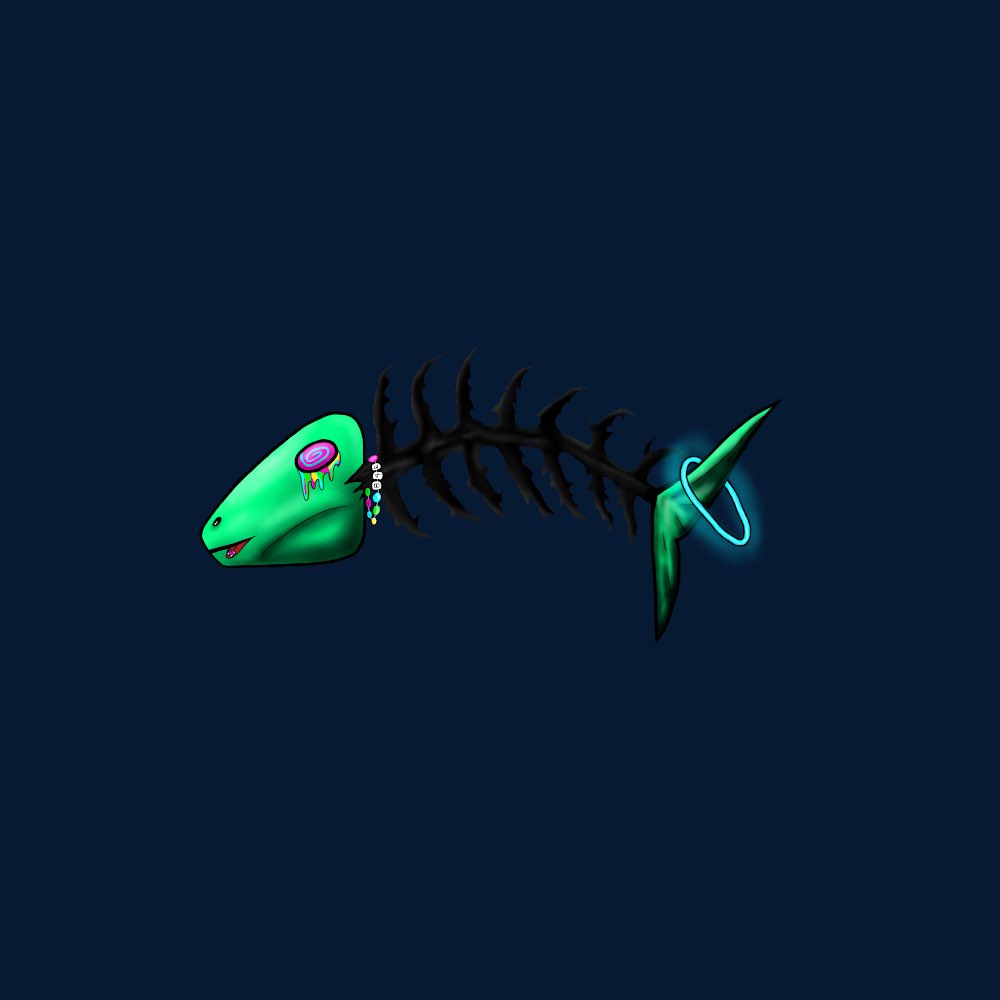 BoneFishNFT's tweet image. Join The Party happening in the BoneFish Discord! 💀🐟🎣💀🐟🎣

Enter the shuffle tomorrow for a chance to buy a Rave BoneFish @ 5A! 
🎉🍾🪅🎊🎈🥳

Discord Link in Bio &amp;amp; Replies!