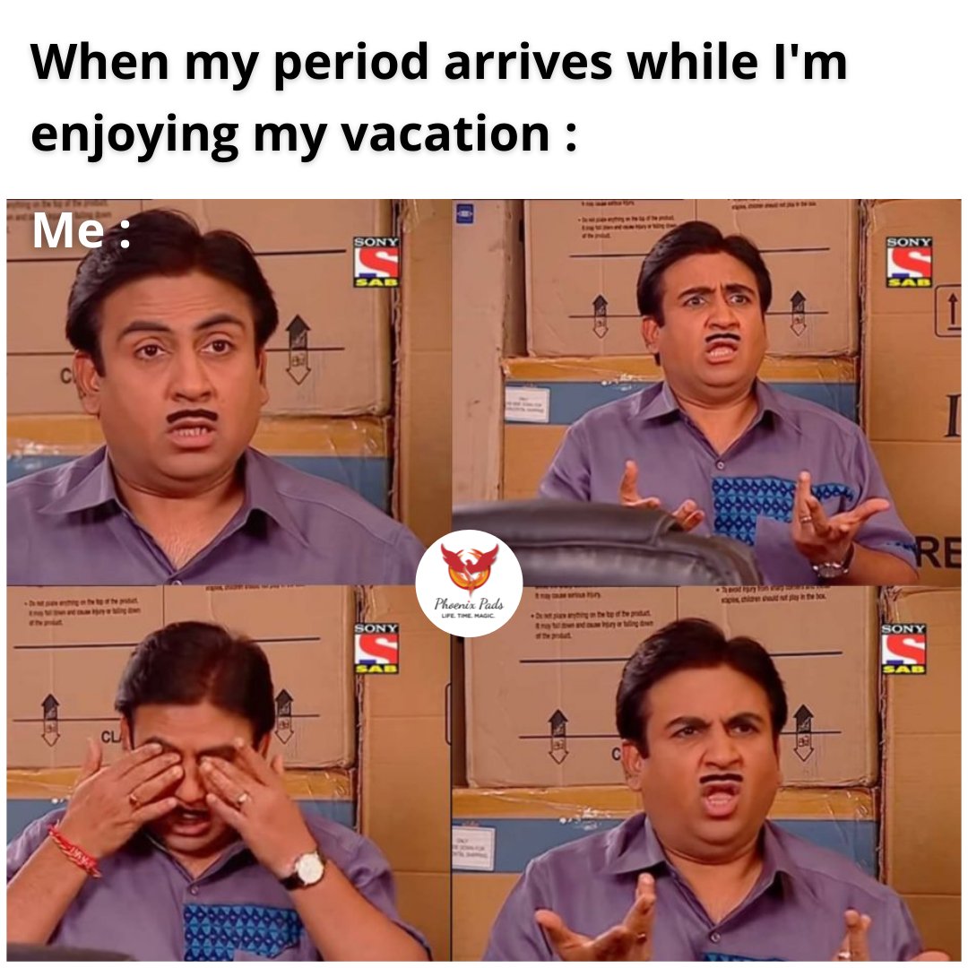 phoenixpads's tweet photo. When your period arrives before the expected date and spoils all your plans💁🏻‍♀️
.@dilipjoshie 
#riselikeaphoenix #phoenixpads #periodmemes #periods #memesdaily https://t.co/CWICjQfpg0
