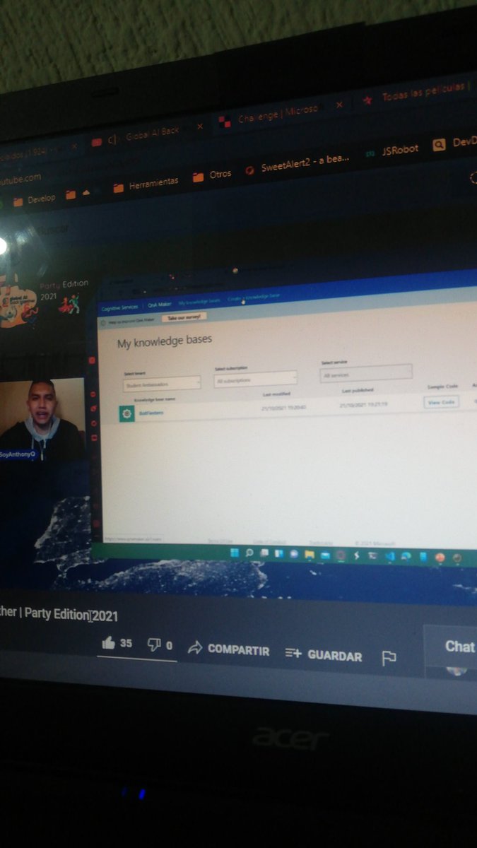 skinny_mrtz's tweet photo. Este bot y mi alexa se pelearán por poner la música 👀
@SoyAnthonyQ
#GlobalAlCommunity
@VirtualDEVShow https://t.co/eg2k00PLRb