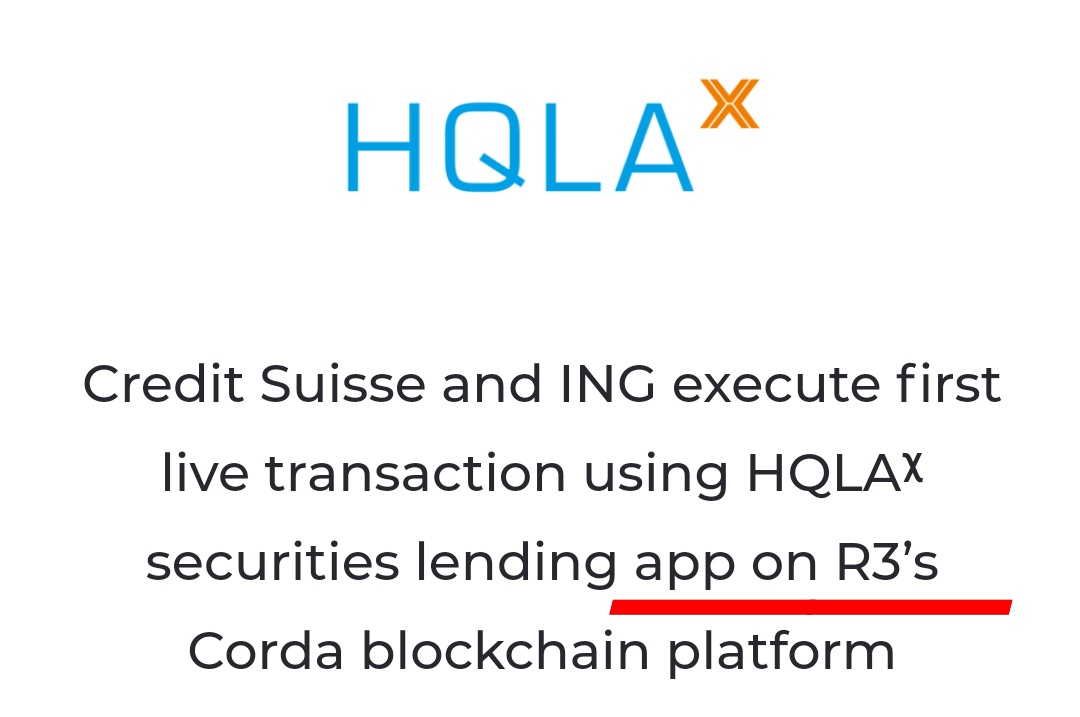 112HALIiiiiiiii's tweet image. セールスリードElisaPoutanen、 @jpmorgan のPaulPirie、#HQLAᵡ 分散型台帳テクノロジーの将来を話し合う #HQLAx $XDC #Xinfin
2022年第3四半期予定
ETH派生 @axoni Axoni. . . #HQLAᵡ #R3 Corda #XDC XinFin   ledgerinsights.com/dtccs-multi-tr… 
hqla-x.com/news