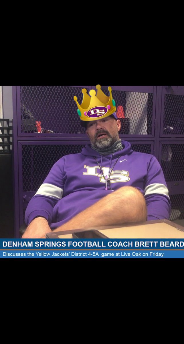 DenhamSection's tweet image. The King of Hwy 16 @BrettBeard92 @denhamspringsFB @dsjacketstv @Louisiana5A