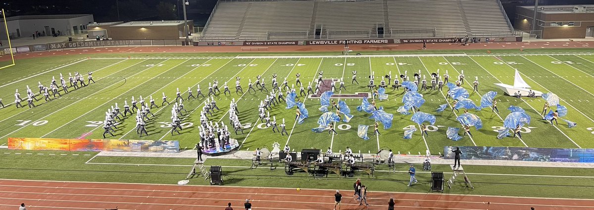 LewisvilleHS's tweet photo. Farmers Win 38-15 over Coppell!  It was a great Homecoming Game ending with  great performance by our Band and Farmerettes after the game! https://t.co/phrKWdDD7s