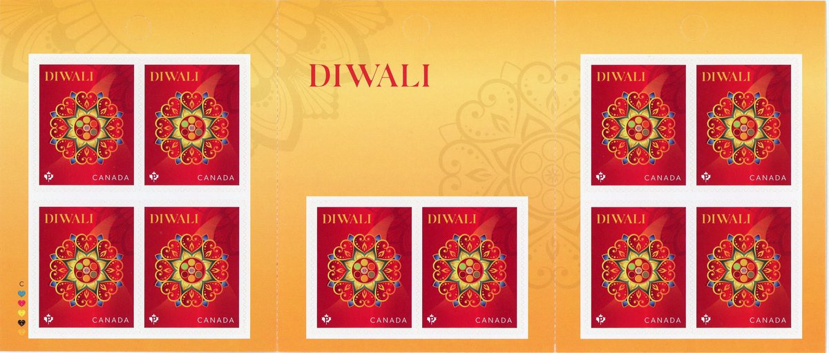 Heartiest congratulations to #CanadaPost &amp; so proud to be involved in designing the most beautiful #DiwaliStamp this year 
#HappyDiwali 🔥
#KVPEntertainers #KVPHeritage
