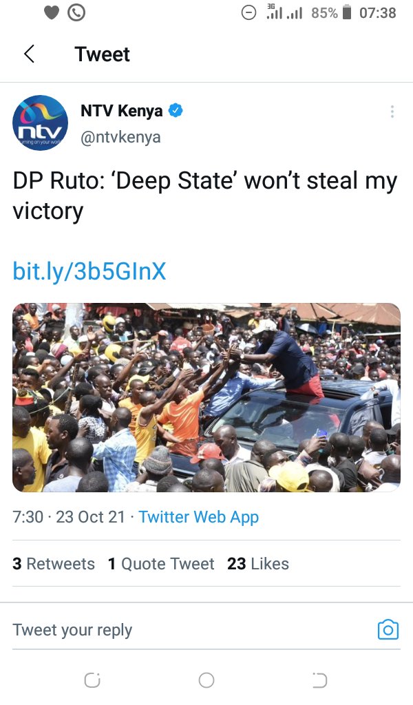 Ruto kwanza hana kura za kuibiwa ! Can South Rift Valley and Central Rift Valley votes make him president ? That is the only block votes in his possession !  Ruto is only giving guillible hustlers a false hope ! #RailaInNyamira
