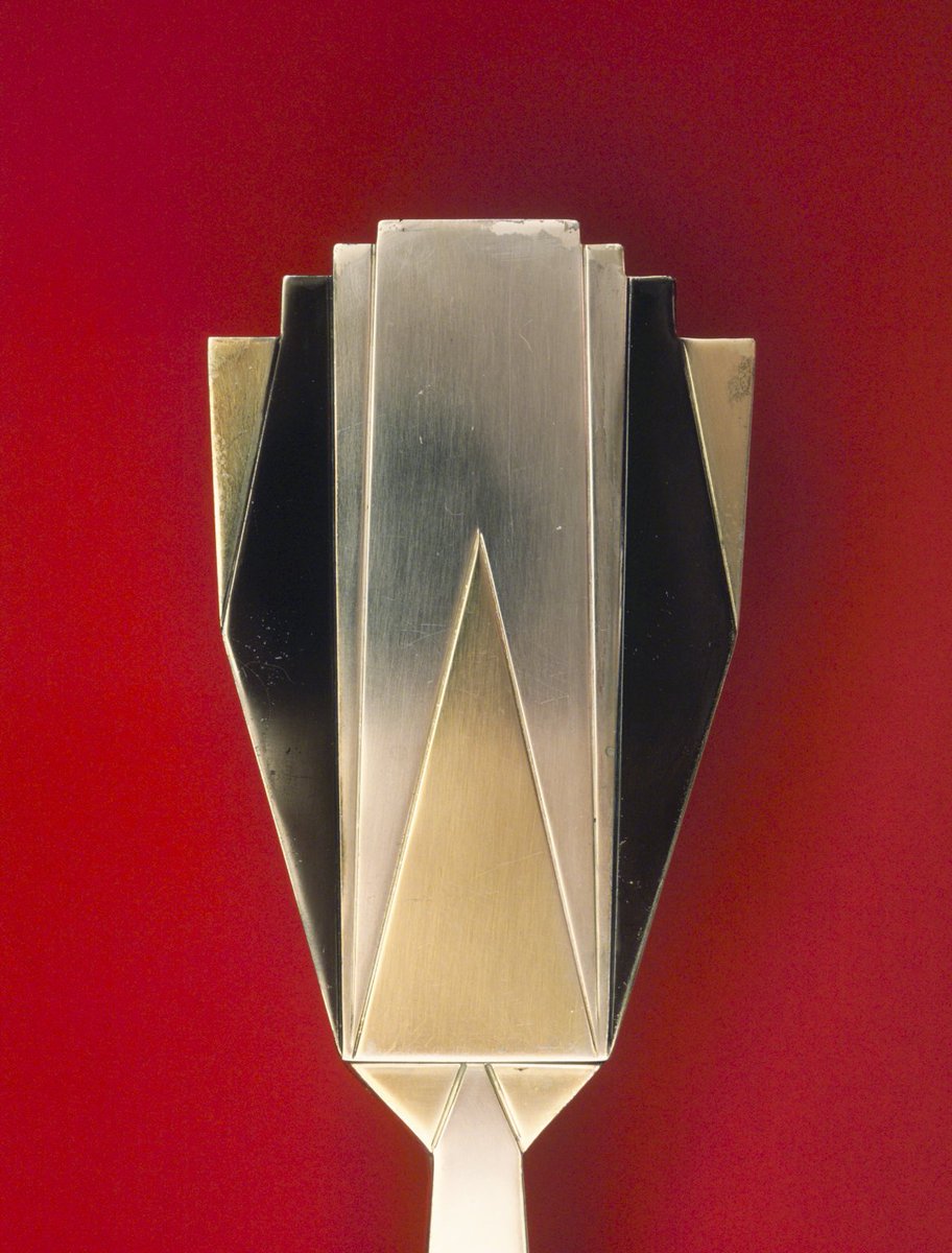 BklynMuseumBot's tweet photo. "Skyscraper" Brush, Apollo Studios Line, ca. 1928 https://t.co/wcw46cFvux https://t.co/P3SPCot6NF