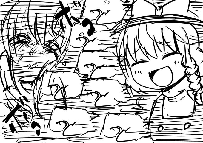 #絵がでる
バイオレンス魔理沙さん 