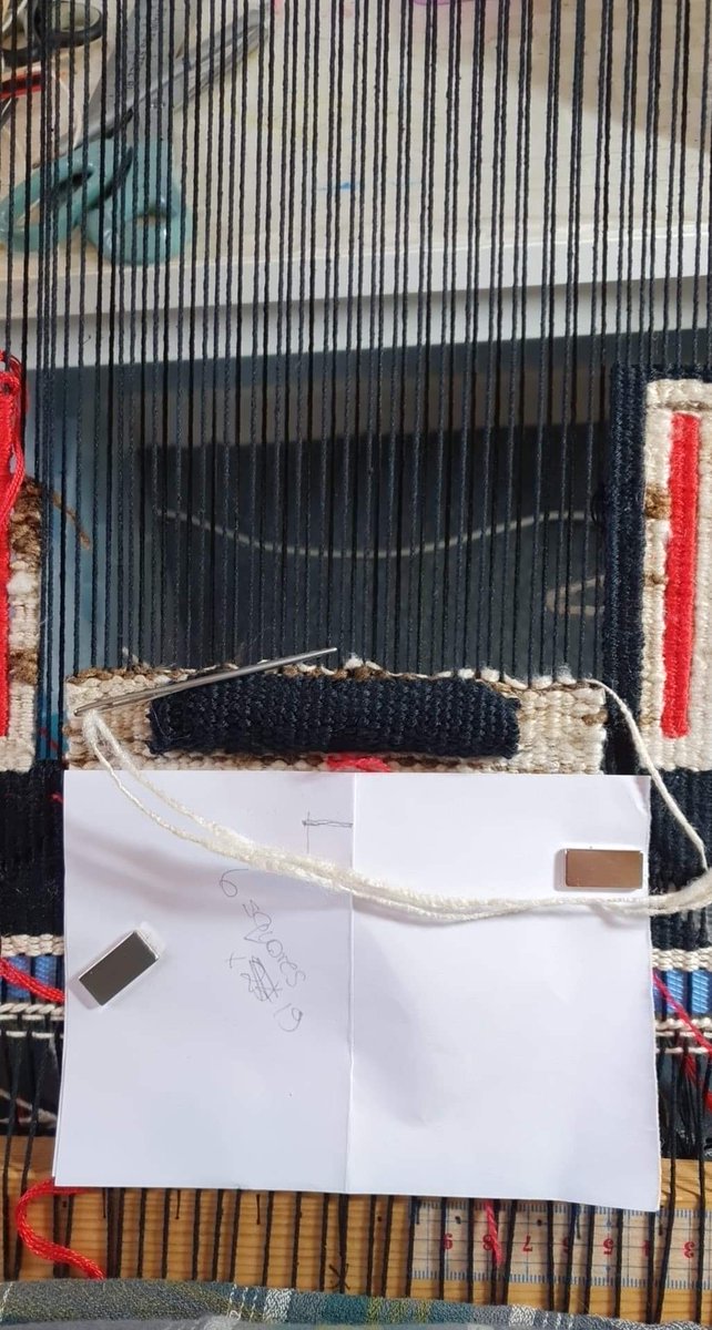 britishtapestry's tweet photo. "Threads in Sheds" has lots of amazing tapestries including this woven silk box by Paulette Furnival - 6 x 24 x 30cm - wild and Tussah silk, processed silk and Rayon. Catalogues are for sale in the shop section of our website. #Whitchurchsilkmill #threadsinsheds https://t.co/4ZtMBQm6hW