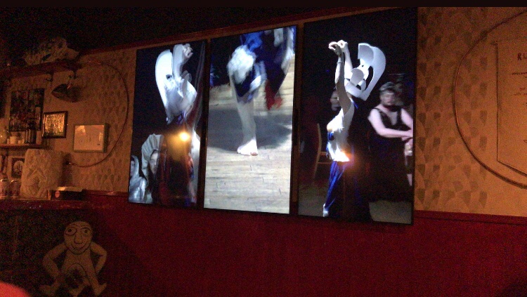 psarelli's tweet image. Very unexpected to see ancient Greek (war) dance pyrrichios feature in @array_studios’ installation for the #TurnerPrize @The_Herbert #arraycollective