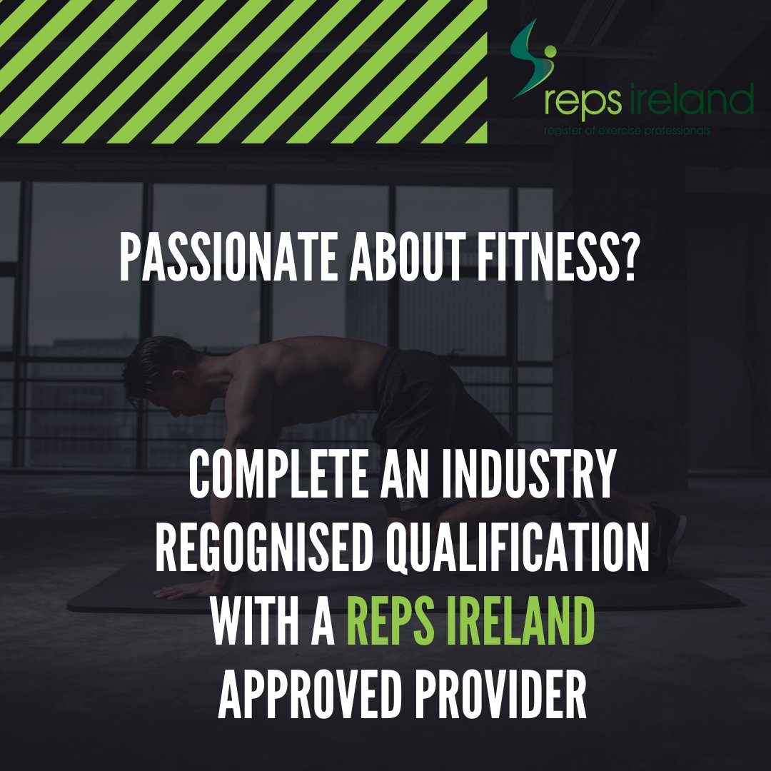 REPsIreland's tweet photo. Make sure you have done your research, complete a REPs Ireland approved course to ensure industry recognitionโ๏ธ
#repsireland #standards #qualityassurance #education #personaltrainer https://t.co/558WhT52l6
