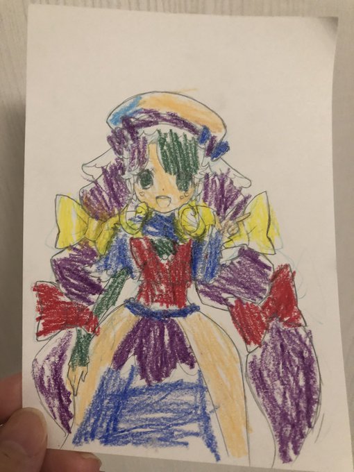 @Edge_Ackie80 ありがとうございますわ😊
今回はプリキュアのカラーページを見ながら描いてたので比較的おとなしめ??ですわ😂🖍 