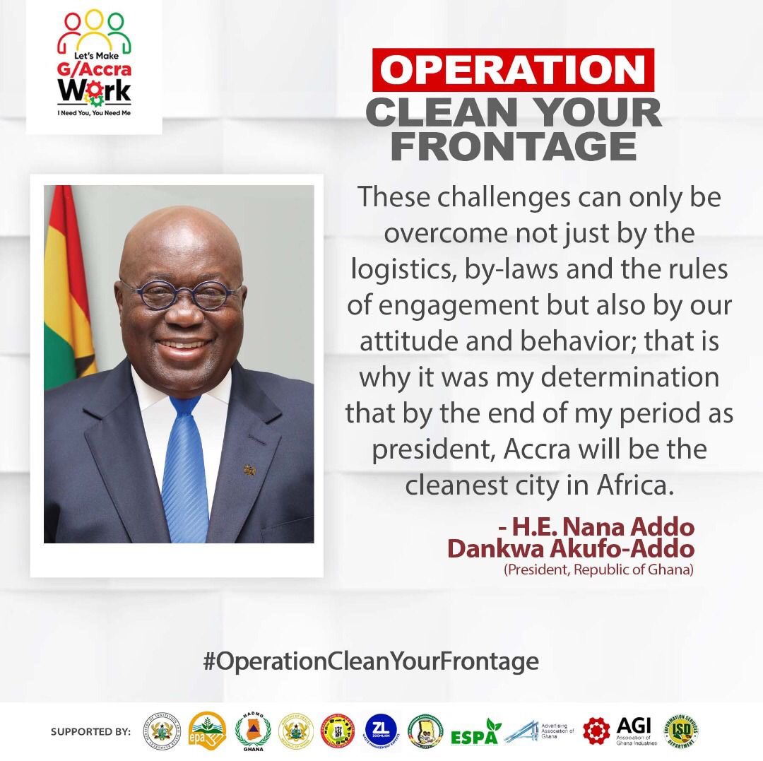 Felix__Afriyie's tweet photo. Our collective effort makes Accra work💯

#OperationCleanYourFrontage
#LetsCleanOurFrontage
#LetsMakeAccraWork https://t.co/N8Vkl1gVpt