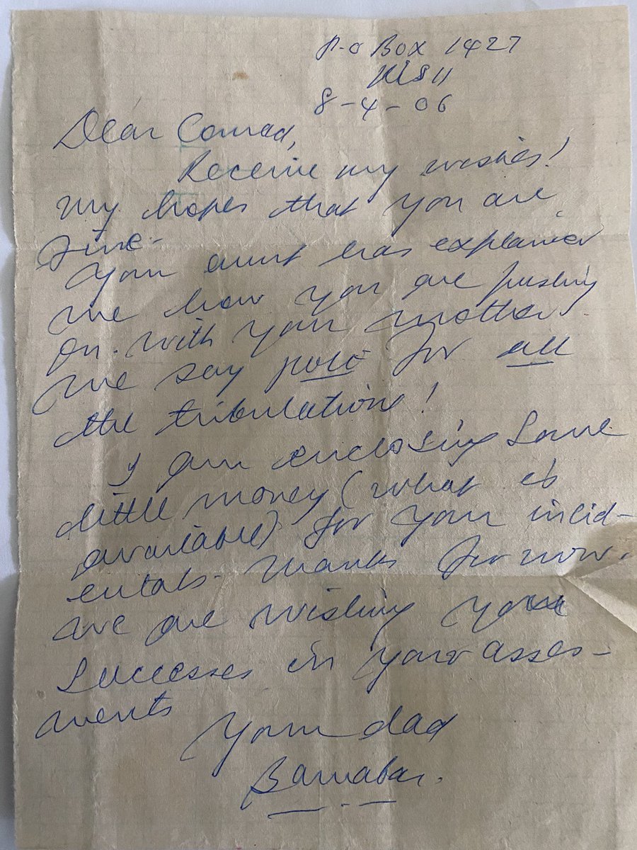 BosireConrad's tweet image. The memories I will carry to my grave. Dad sending me some upkeep money while at the Kenya School of Law and saying POLE on his behalf and that of my mother for shida za Nairobi ❤️❤️