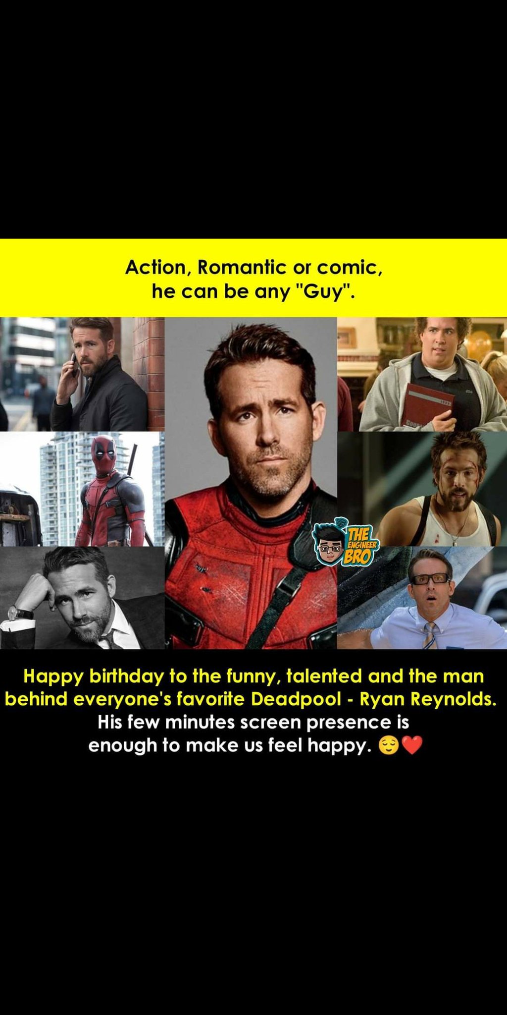 Happy birthday to you Ryan Reynolds 